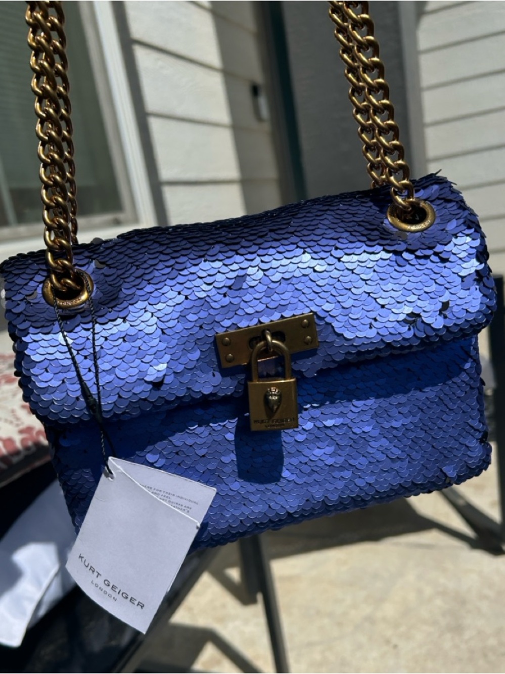 Kurt Geiger Brixton Purple Sequin - Picture 3 of 14
